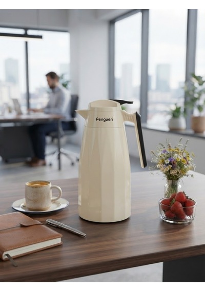 Png-7002 Cam Termos 1.5 Litre Krem