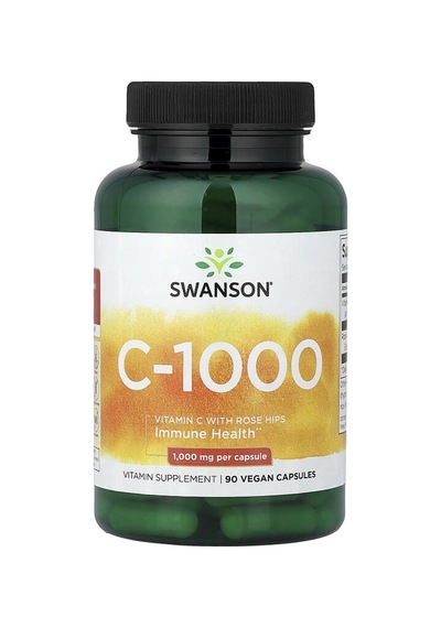 Swanson Vitamins, C-1000, 90 Vegan Capsules