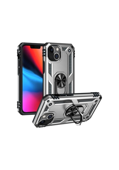 Apple Uyumlu iPhone 13 Mini Kılıf Zore Vega Kapak-Siyah