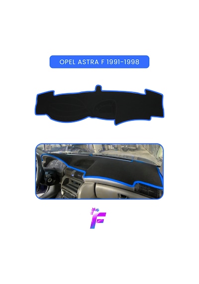 Opel Astra F 1991-1998 Uyumlu Torpido Örtüsü Araca Özel Üretim Kolay Montaj Kaymaz Te5