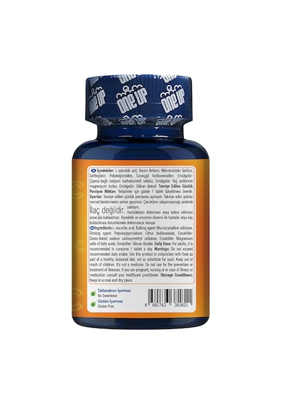 One Up C Vitamini 1000 Mg 60 Tablet Aromasiz