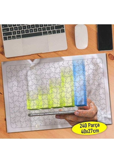 Danışmanlık Veri Analizi Grafiği 240 Parça Puzzle Yapboz-248419