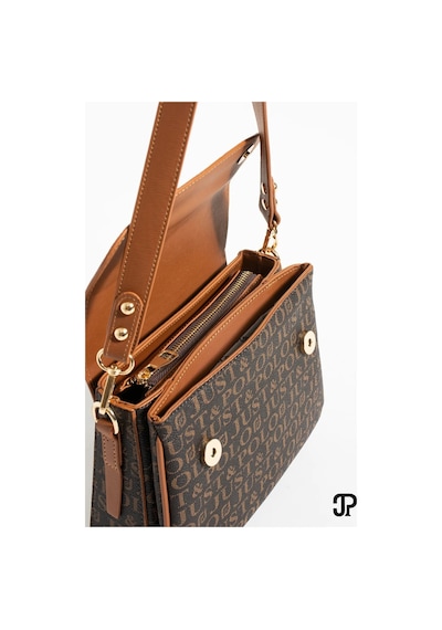 Just Polo Kadın Kahve Taba Günlük Kullanıma Uygun Şık Ve Kullanışlı Askılı Omuz Çantası Shoulder Bag Kahverengi - Taba