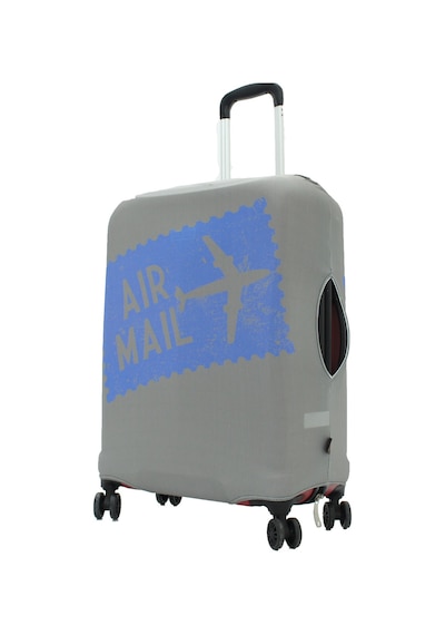 My Saraciye My 24 Air Mail Valiz Kılıfı / Bavul Koruyucu Örtüsü Büyük, Orta, Kabin Boy Set Gri