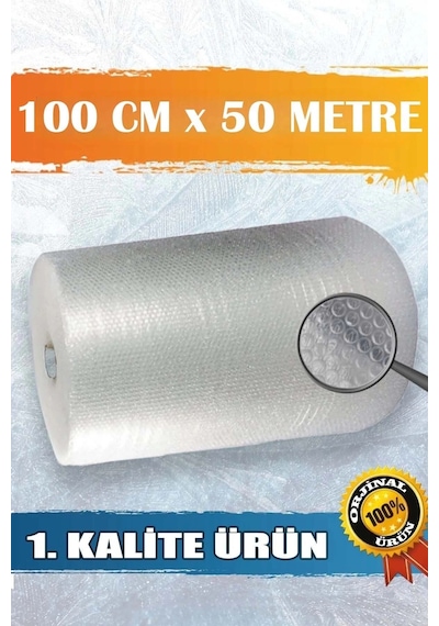 A Kalite Balonlu Eşya Koruma Naylon Patpat 100cmx 50 M Pat Pat - Ambalaj Pıtpıt 50 M2 30gr