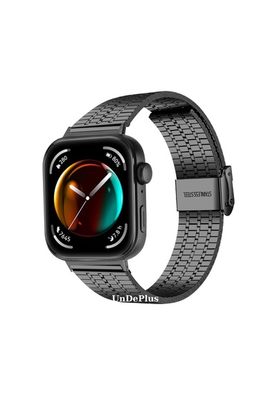 Huawei Watch Fit 3 Kordon Pul Dizayn Metal Kordon Balık Sırtı