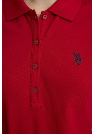 U.S. Polo Assn. U.s. Polo Assn. Kadın Kırmızı Tişört Basic 50321818-vr030 Kirmizi