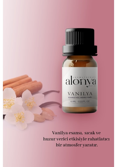 Vanilya Esansiyel Uçucu Koku Yağı Buhurdanlık Esansı Oda Kokusu Ve Aromaterapi Yağı 10 Ml Vanilya