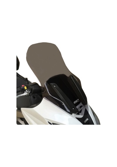 GP Kompozit Kymco Xciting 250 R 2014-2016 Uyumlu Ön Cam Füme 72 cm