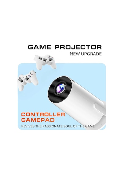 M300 Max Oyun Projektörü 2 İn 1 Joystick 4k 64gb Tf Card Android 11 Wifi Retro Video Oyunu Konsolu