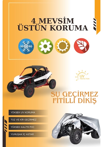 Tüm Utv İle Uyumlu Fitilli Utv Brandası 0
