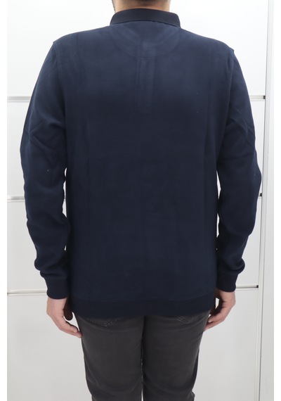 Santa Dmctekstil Erkek Desenli Spor Kesim Normal Kalıp Polo Yaka Selanik Kumaşlı Kışlık Kazak Lacivert Santa Dmctekstil Erkek Desenli Spor Kesim Normal Kalıp Polo Yaka Selanik Kumaşlı Kışlık Kazak Lacivert