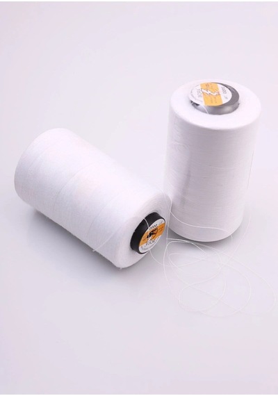 Makine Polyester Beyaz Dikiş Ipliği 1 Adet