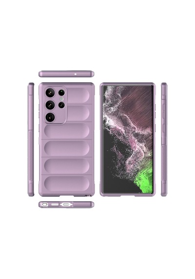 Samsung Galaxy Uyumlu S22 Ultra Kılıf Optimum Lens Çerçeveli Silikon Kapak