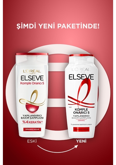 ELSEVE Komple Onarıcı 5 Yapılandırıcı Bakım Şampuanı 400 ml