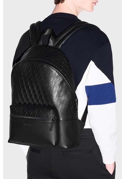 Armani Exchange Ayarlanabilir Omuz Askılı Sırt Çantası Erkek Sırt Çantası Xm003161 Af26662 Uc001 Siyah