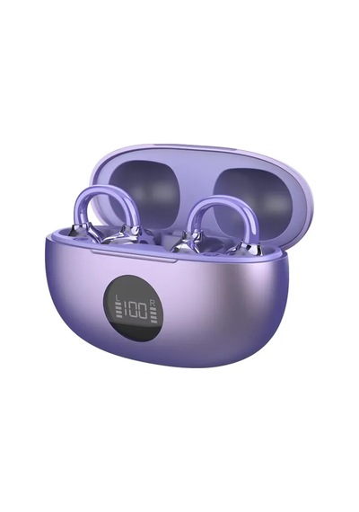 Linkage Lkb-42 Klipsli Açık Kulak Kablosuz Kulaklık - Ows Tasarım, Enc Gürültü Azaltma, Siri Destekli Led Ekranlı Bluetooth Kulaklık Siyah