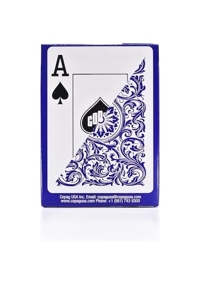 Copag %100 Plastik Oyun Kartları, Poker Boyu Endeks Tek Deste, Mor