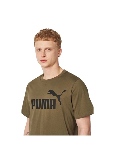 Puma Ess No. 1 Erkek Tişört Haki