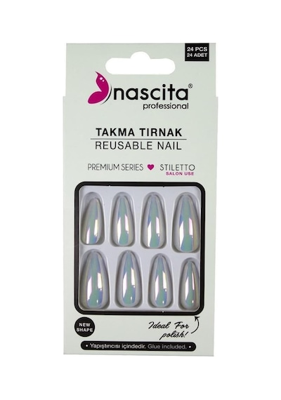 24lü Takma Tırnak Hologram - 197