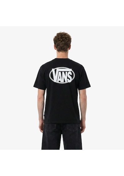 Vans Oval Logo Loose Erkek Siyah T-shirt Vn000xcgblk1 2800282