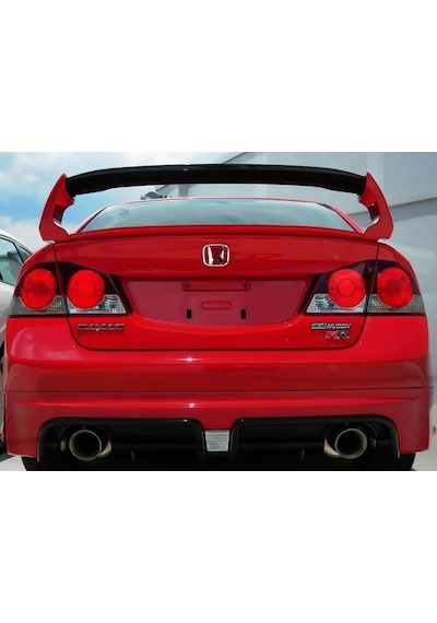 Honda Civic Fd6 (2006-2011) Mugen Rr Sağ Sol Çift Çıkış Arka Tamp