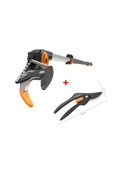 Fiskars 115012 Upx86 Yüksek Dal Kesme Testeresiz + 111260-1000567 Budama Makası P26