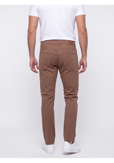 Açık Kahverengi Dynamic Fit Erkek Chino Pantolon A.Kahverengi