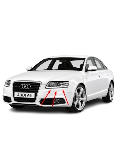 Audı A6 C6 Makyajlı 2009-2011 Arası Tyc Ledli D3s Xenon Sağ Ve Sol Far Takım 4f0941029cp / 4f0941030cp