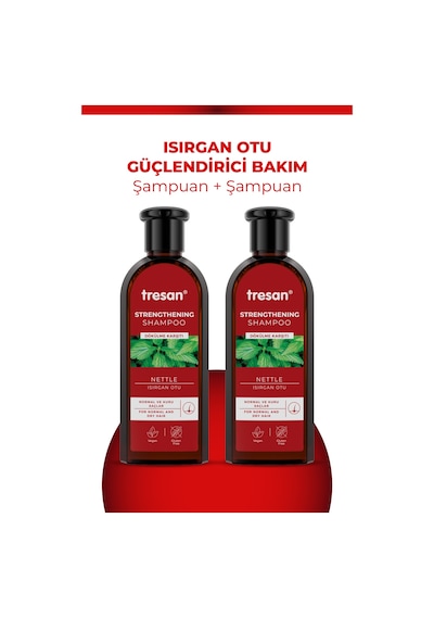 Isırgan Otu Dökülme Karşıtı Şampuan Normal Ve Kuru Saçlar Için 300 Ml X 2 Adet Dökülen