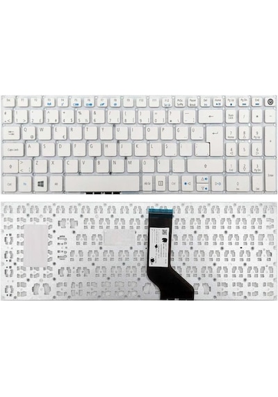 Acer Uyumlu Aspire A315-41G-R6Le Notebook Klavye (Beyaz Tr) - 556604498