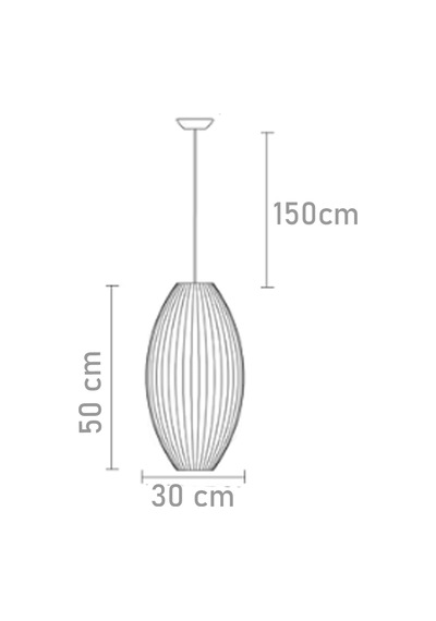 Qdec Japon İpek Avize Puro 50 Cm Beyaz