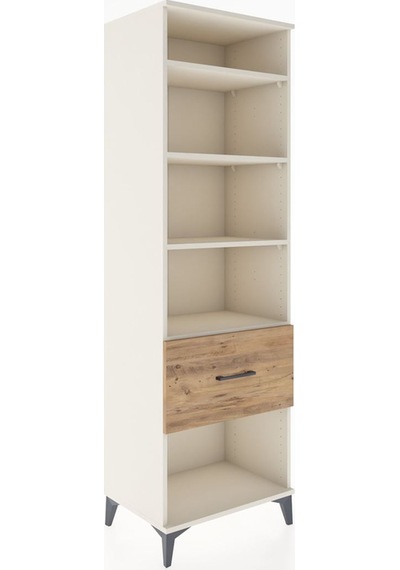 Hyperion Dolap 4 Raflı Tek Çekmeceli 60x44x195 Aytaşı-çam Aytaşı
