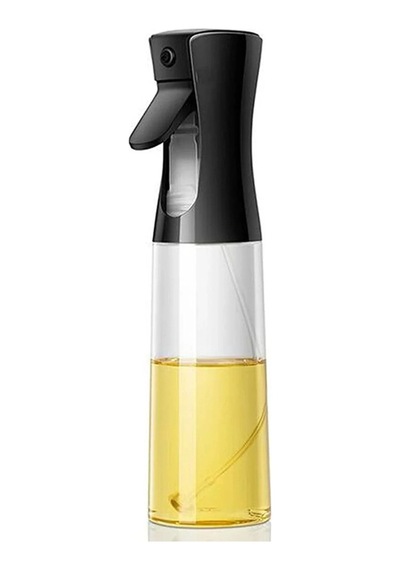 Pratik Püskürtmeli Sprey Cam Şişe Zeytinyağı Sirke Yağ Püskürtücü Yağdanlık 200 Ml - 1 Adet Siyah Diğer
