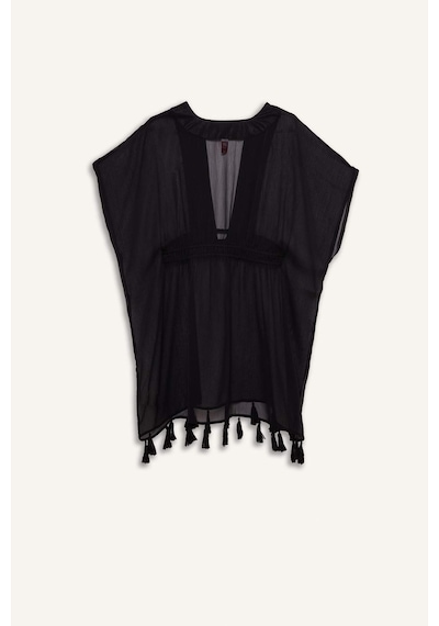 DeFacto 	Siyah Şifon Kimono-Fall in Love Z9958AZ25SMBK27