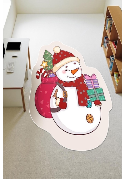 Parlak Kadife Kumaş Dijital Baskı Dot Kaymaz Tabanlı Çocuk Ve Genç Odası Halısı H0397 Renkli