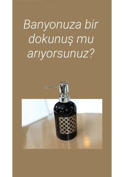 Porselen Sıvı Sabunluk - Pompalı Sıvı Sabunluk