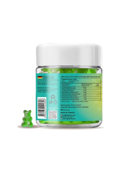 Relax 5-htp 200 Mg + Sam-e 25 Mg 60 Gummies