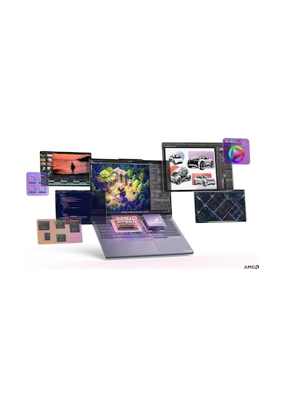 Lenovo ThinkBook 16P Gen 6 21U00013TX-F21 R9-8940HX 32 GB 1 TB SSD RTX5060 16" Free Dos Dizüstü Bilgisayar