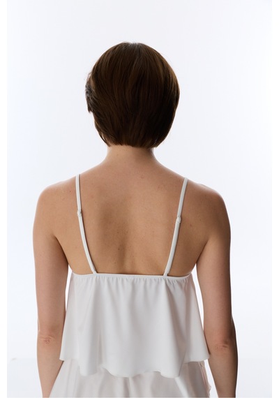 Penti Kırık Beyaz Broderie Saten Bralet