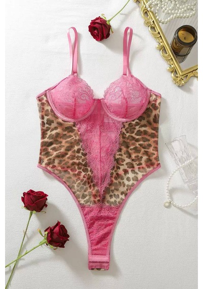 Bikini Mayokini Dünyası Abriana Bodysuit - Pembe