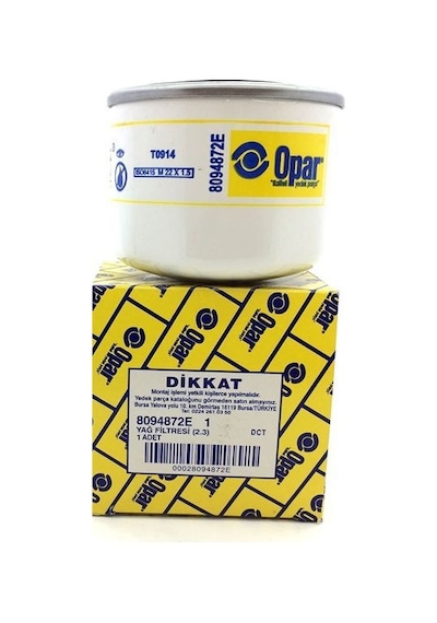 OPAR 8094872E OPAR YAĞ FİLTRESİ DUCATO / DAILY IV / BOXER / JUMPE