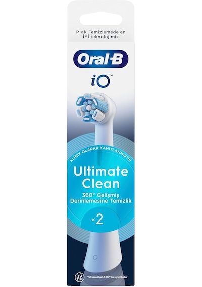 Oral-b Io Ultimate Clean Beyaz Diş Fırçası Yedek Başlığı 2 Adet