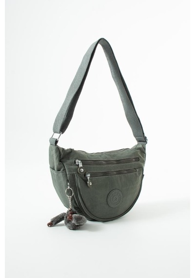 Baginn Klinkır Hafif Yağmur Geçirmez Kadın Postacı Çanta Çok Cepli 25 18 Cm Omuz Çantası 571 Collection Gri