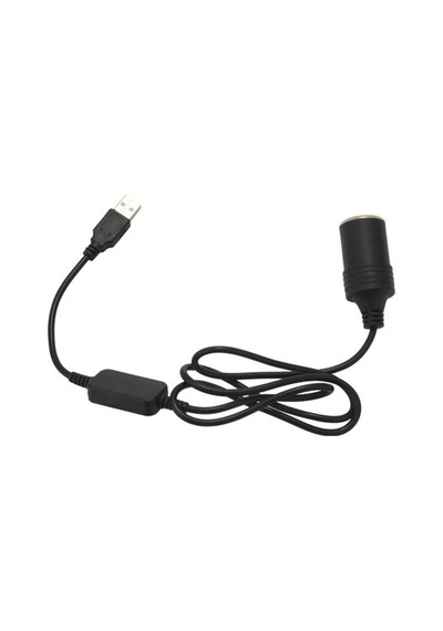 Castleofangels Usb 5v - 12v Araç Çakmak Soketi Güç Dişi Dönüştürücü Adaptör Kablosu