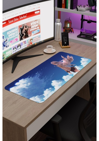 Angel Beat S Anime V2 - 70x30 Xl Gaming Kauçuk Kaymaz Taban Mouse Pad Fare Altlığı