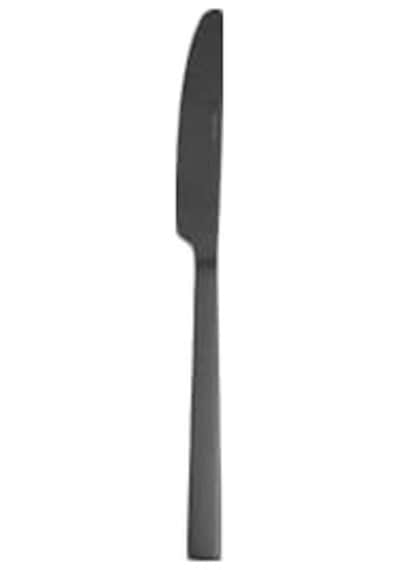 Quantum Mat Siyah Yemek Bıçağı 24cm 6 Adet Açık
