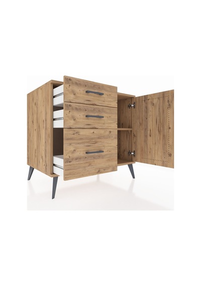 Kronos Şifonyer Tek Raflı 3 Çekmeceli Tek Kapaklı 88x59x80 Çam-çam Çam Kronos Şifonyer Tek Raflı 3 Çekmeceli Tek Kapaklı 88x59x80 Çam-çam Çam