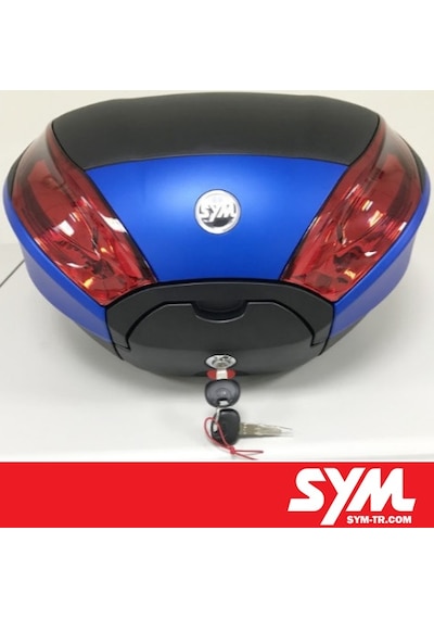 Sym 40 Lt Orjinal Çanta Tüm Sym Modellerine Uyumlu Mavi Universal Çanta Siyah