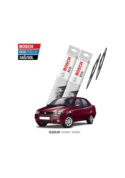 Fiat Albea Silecek Takımı 2002-2012 Bosch Eco